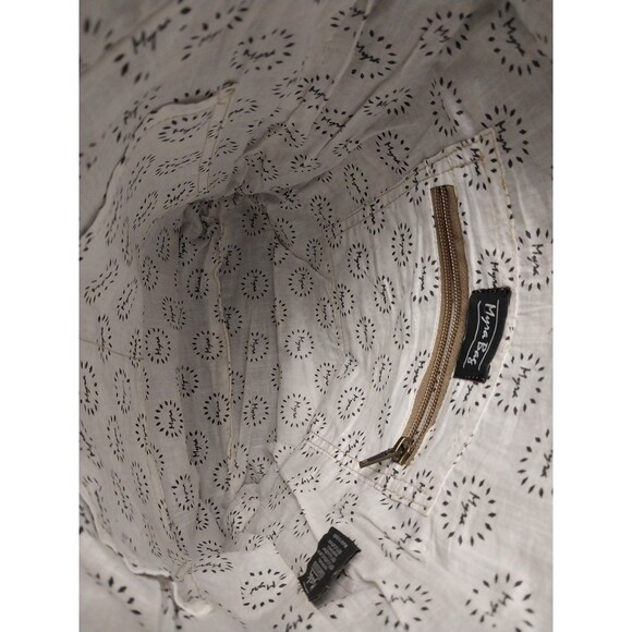 Myra Bag Blossom Print Upcycled Canvas & Leather Shoulder Bag - Picture 12 of 16